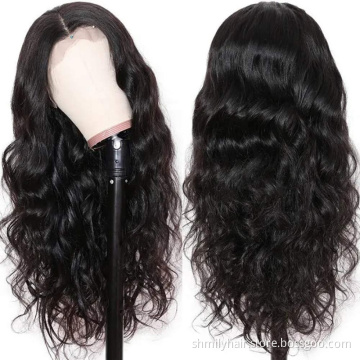 Mink Brazilian Human Hair Lace Front Wig HD Transparent Swiss Lace Wig Raw Virgin Cuticle Aligned Human Hair Wig For Black Women